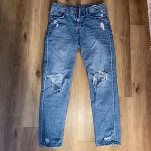 High rise Boyfriend jeans (H&M)